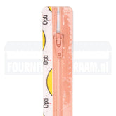 Rits 12 cm | Opti S40 spiraal | 704 lichtperzik Rits OPTI - 4801 - S40 - 12 - 704 - LICHTPERZIK
